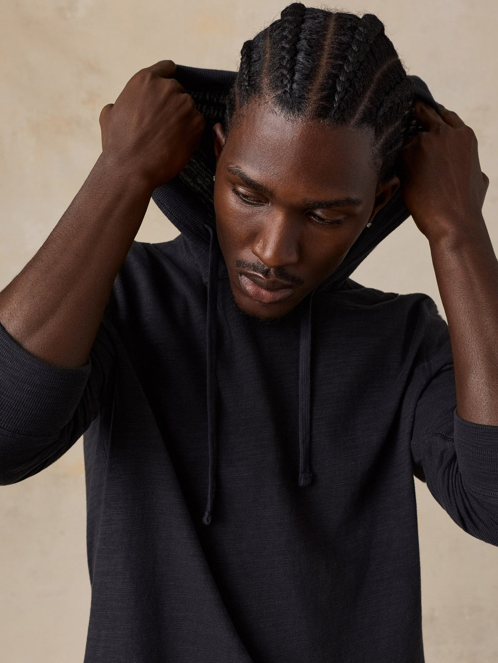 Sunwashed Organic Hoodie - Ridge Black