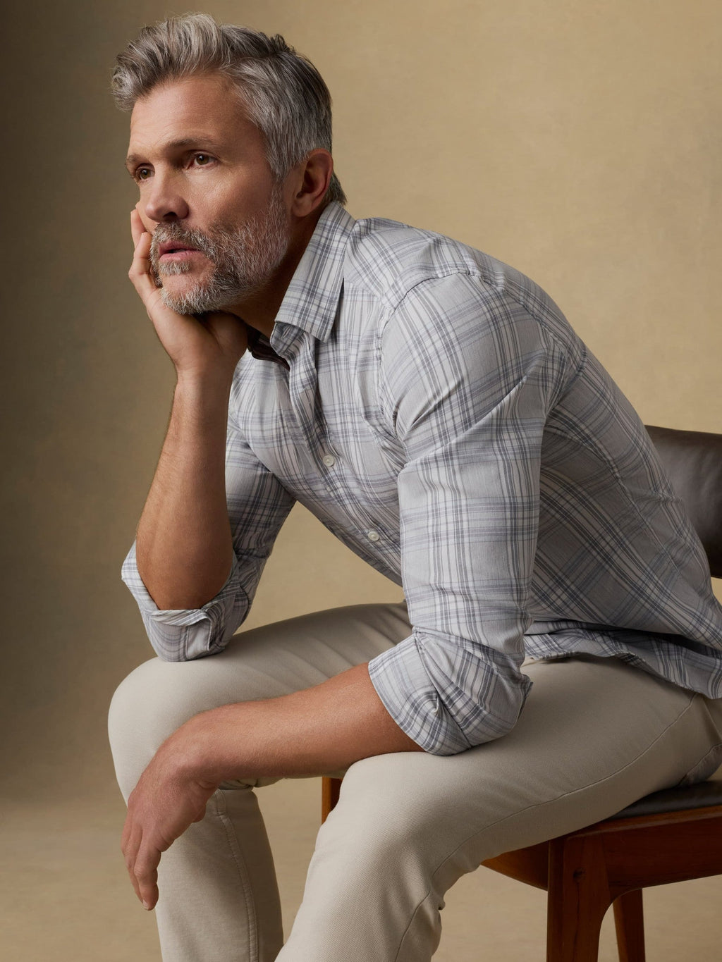 The Movement Shirt - Grey Cloud Plaid