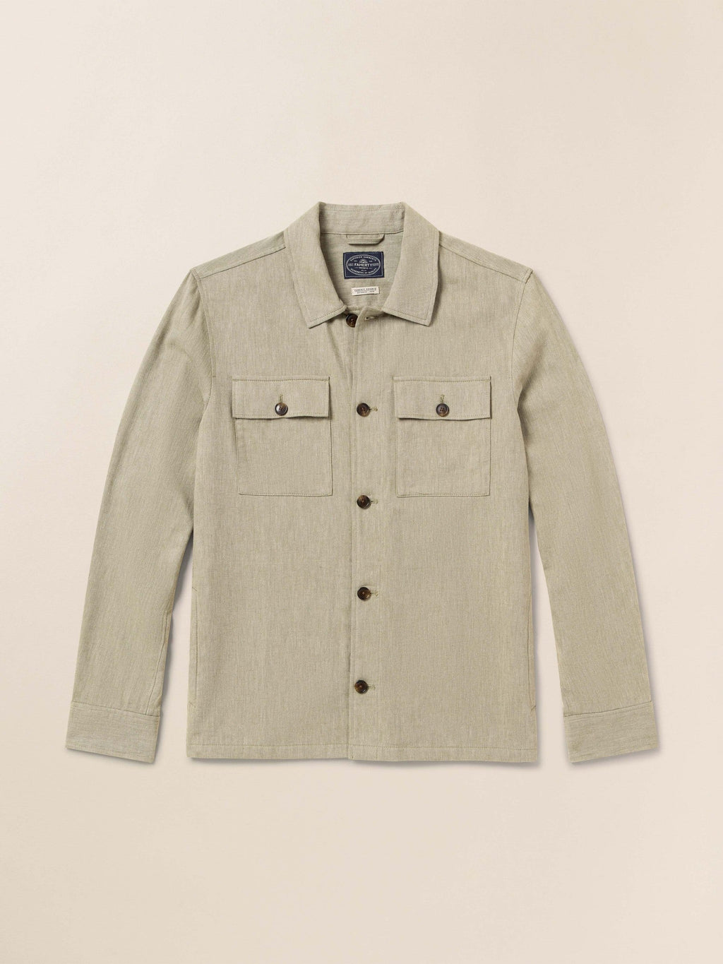 Movement Linen Shirt Jacket - Sage Cliff