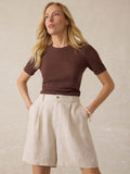 Sun Strider Linen Short - Flax