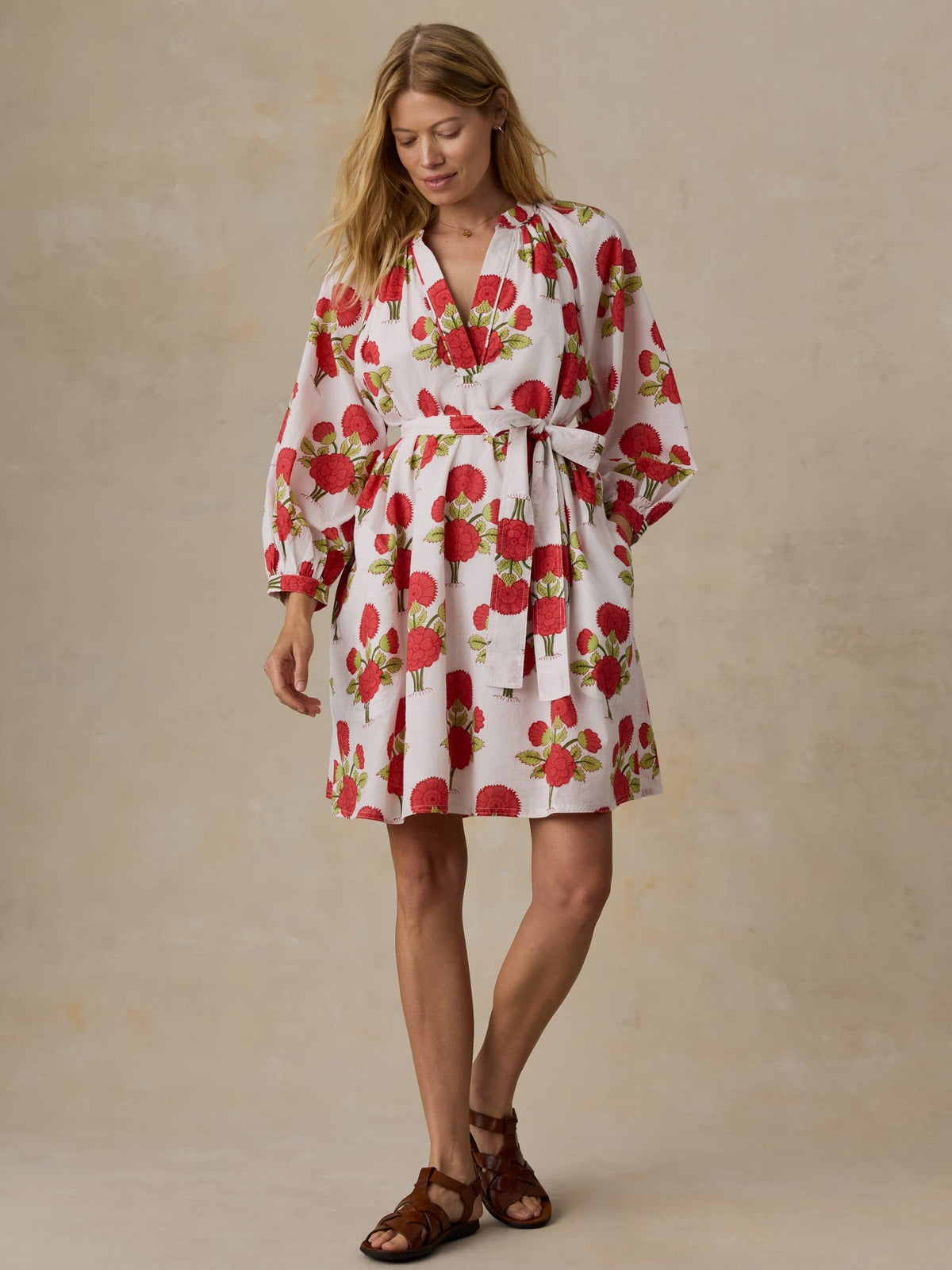 Voile Kaia Mini Dress - Bloom Poem