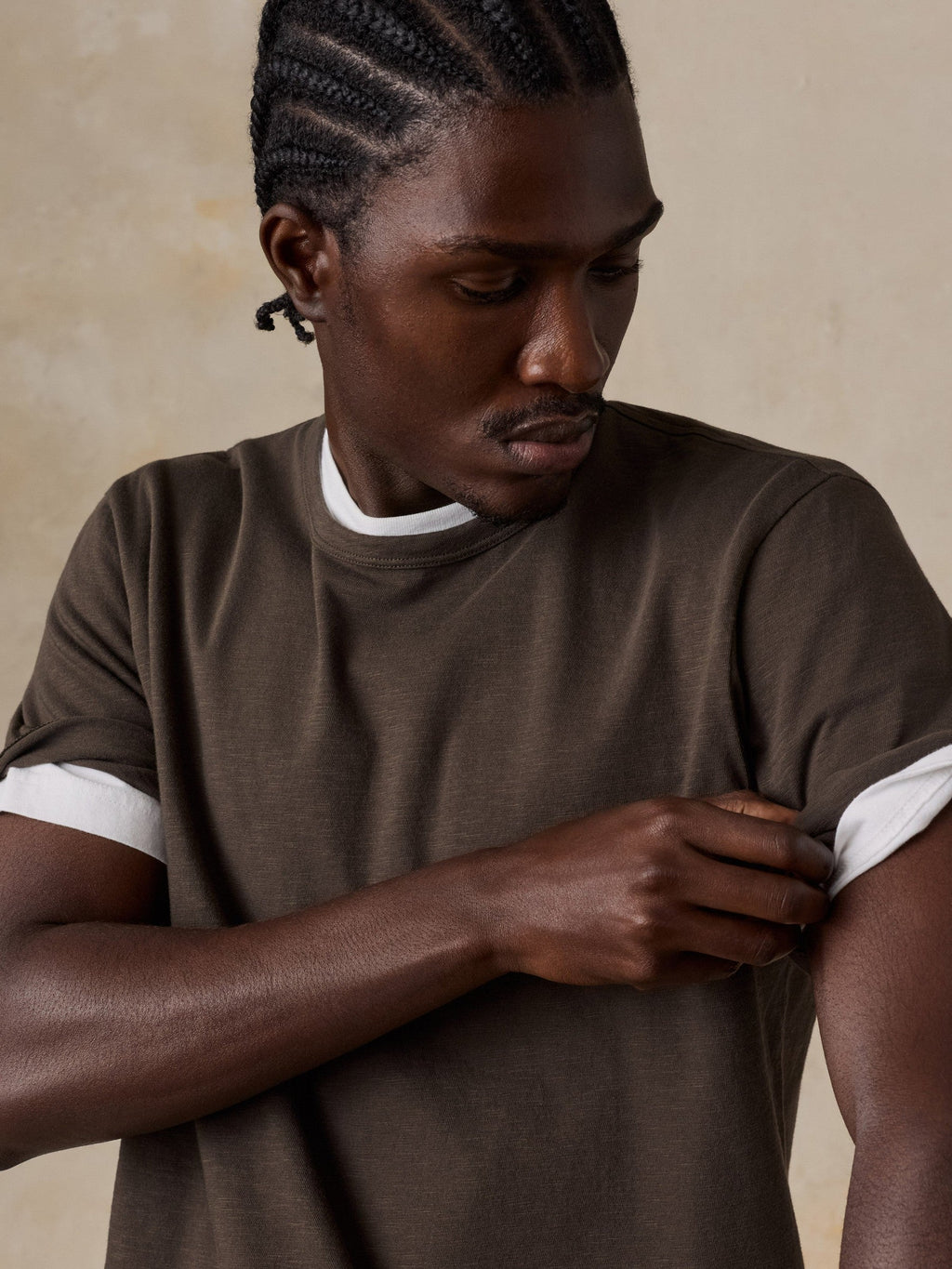 Sunwashed Regenerative Tee - Coast Brown