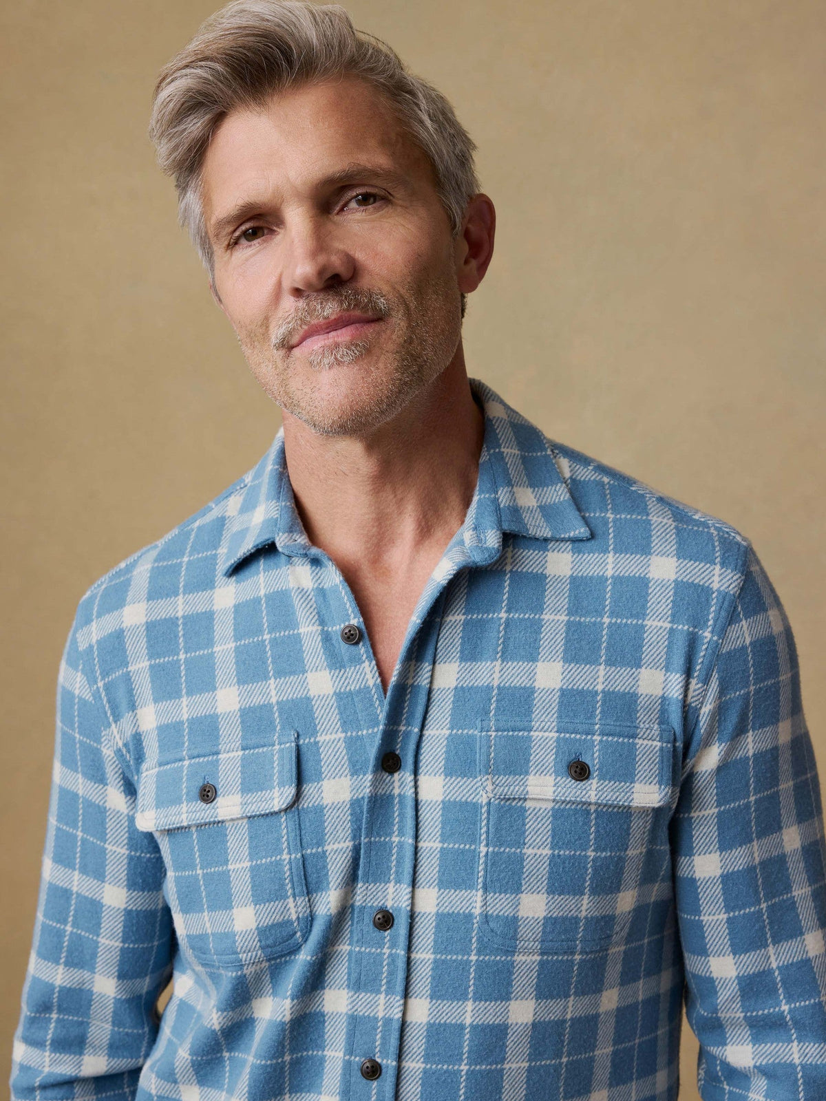 Legend Sweater Shirt - Blue Landing Plaid