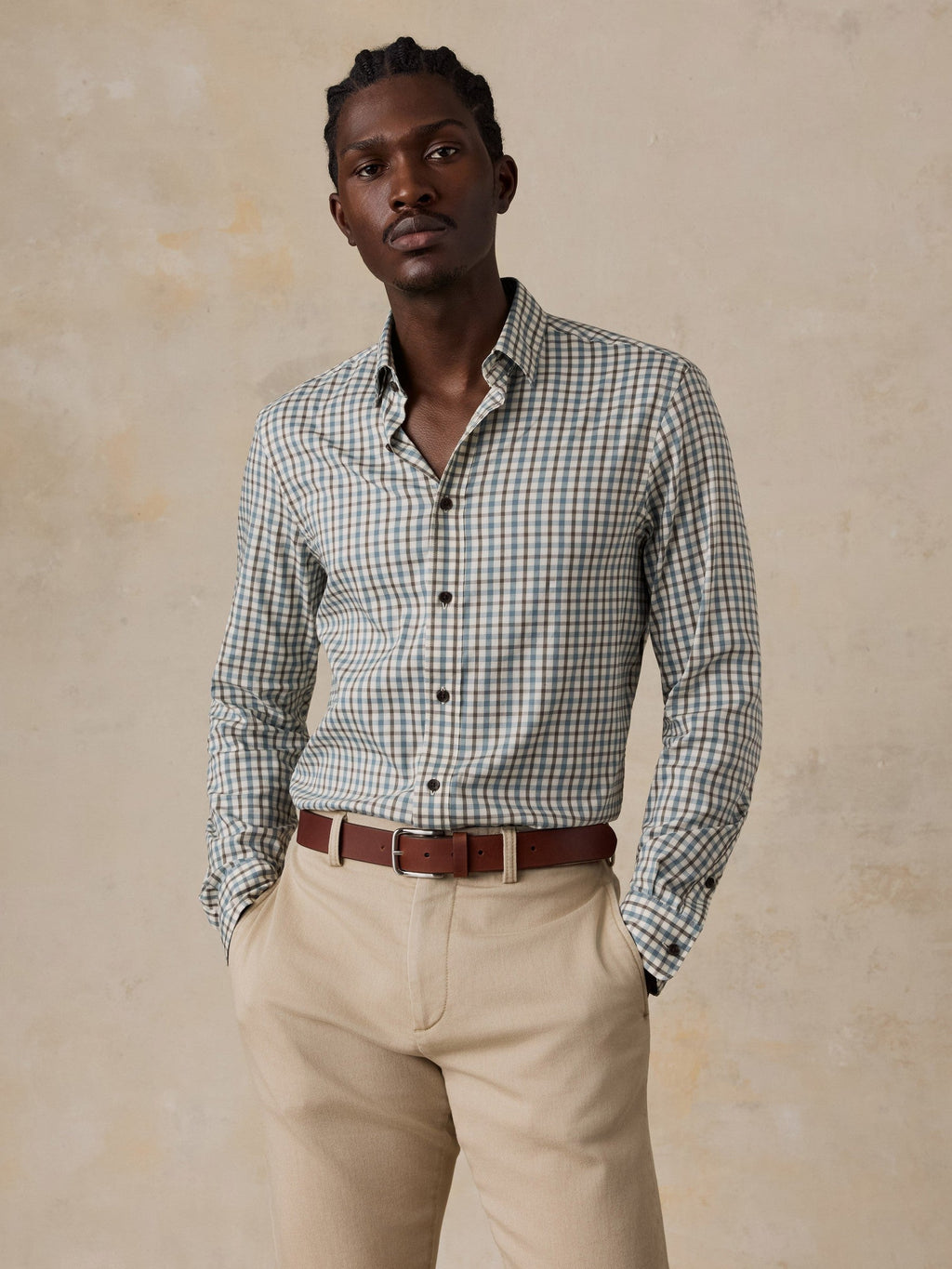 Soft Twill Movement Shirt - Burr Oak Gingham