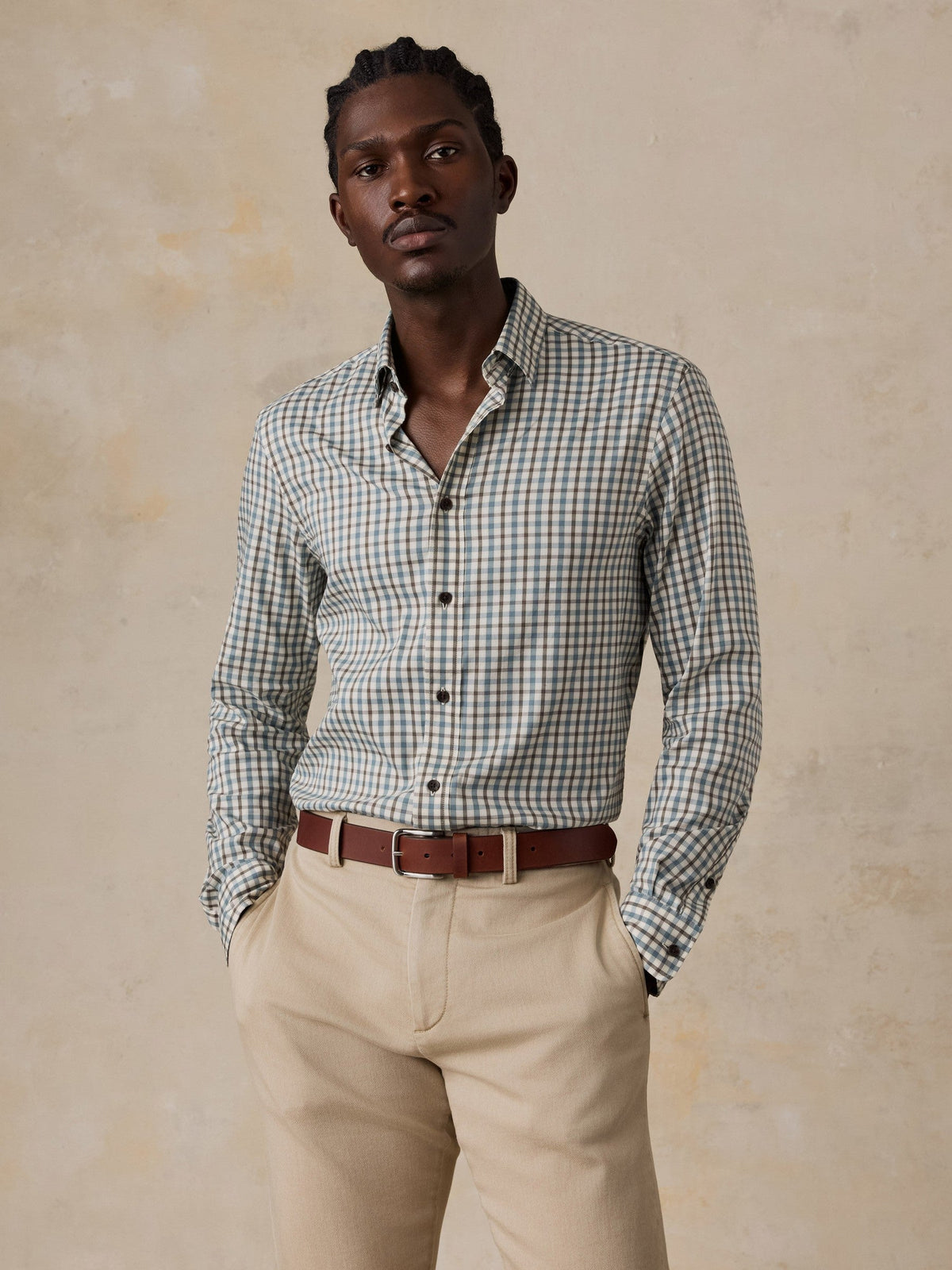 Soft Twill Movement Shirt - Burr Oak Gingham