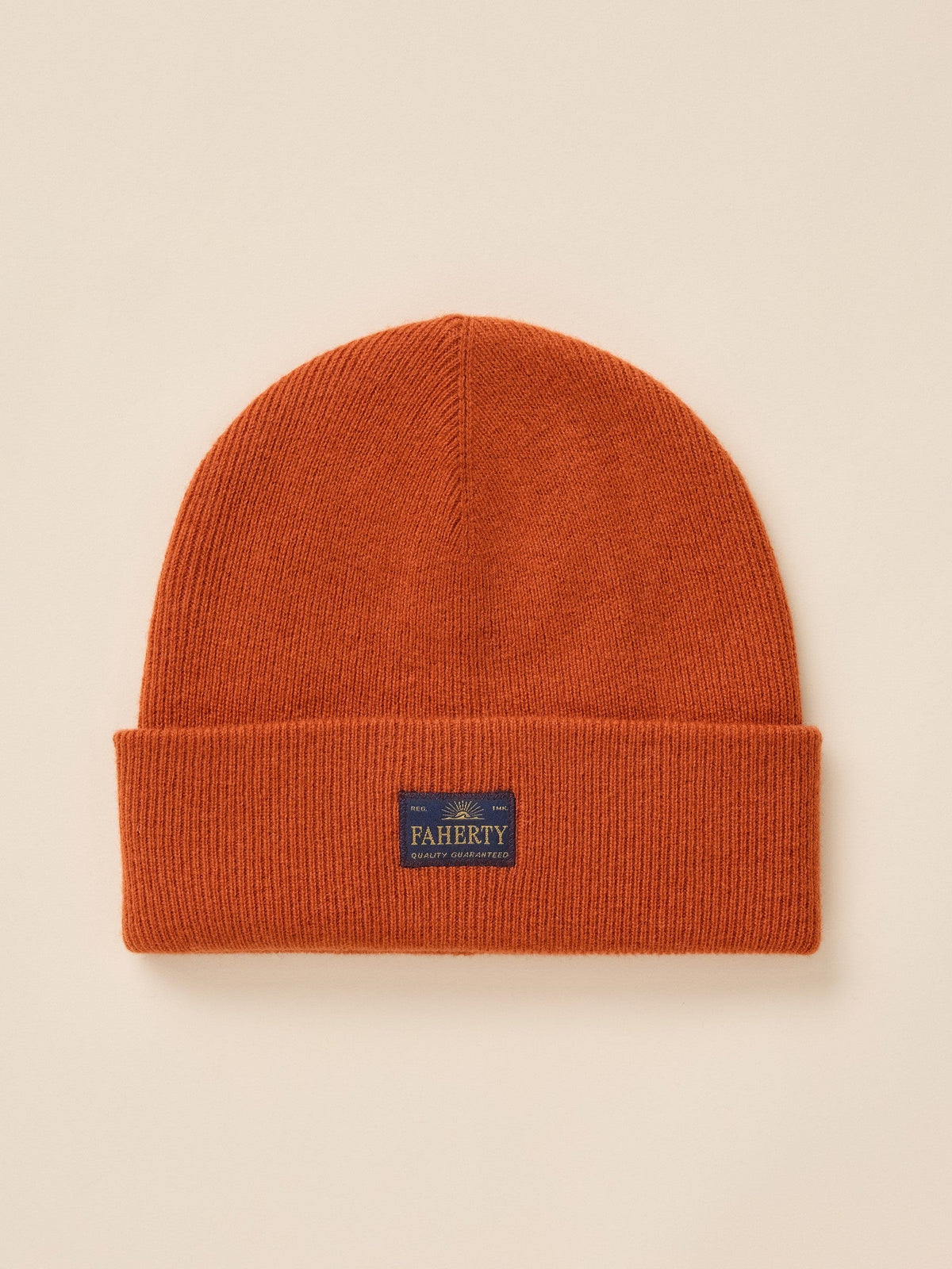 Essential Merino Beanie - Mountain Orange