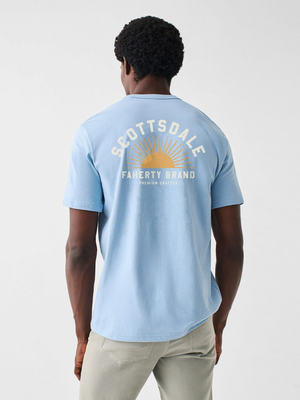 Scottsdale Short-Sleeve Crew Tee - Dusk Blue