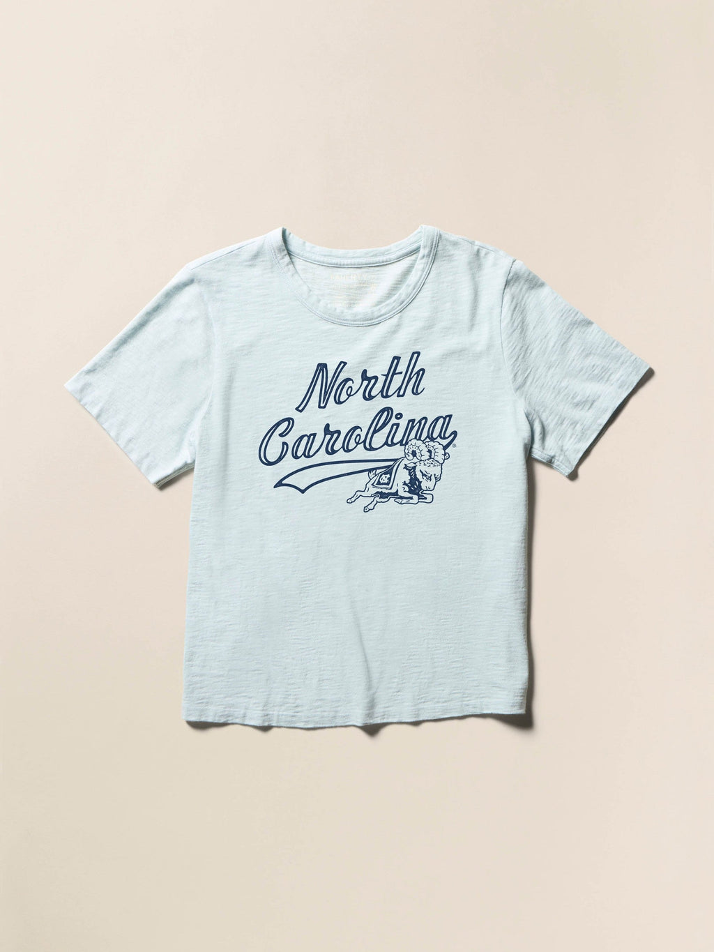 University of North Carolina Sunwashed Regenerative Tee - Sky