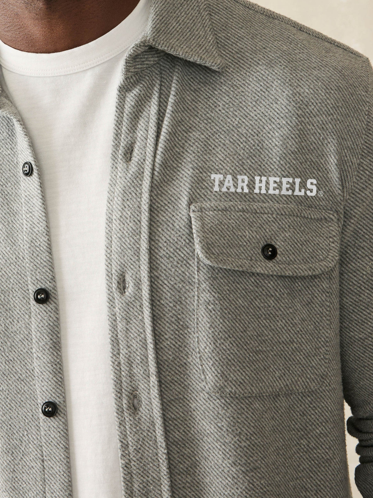 University of North Carolina Legend Sweater Shirt - Fossil Grey Twill