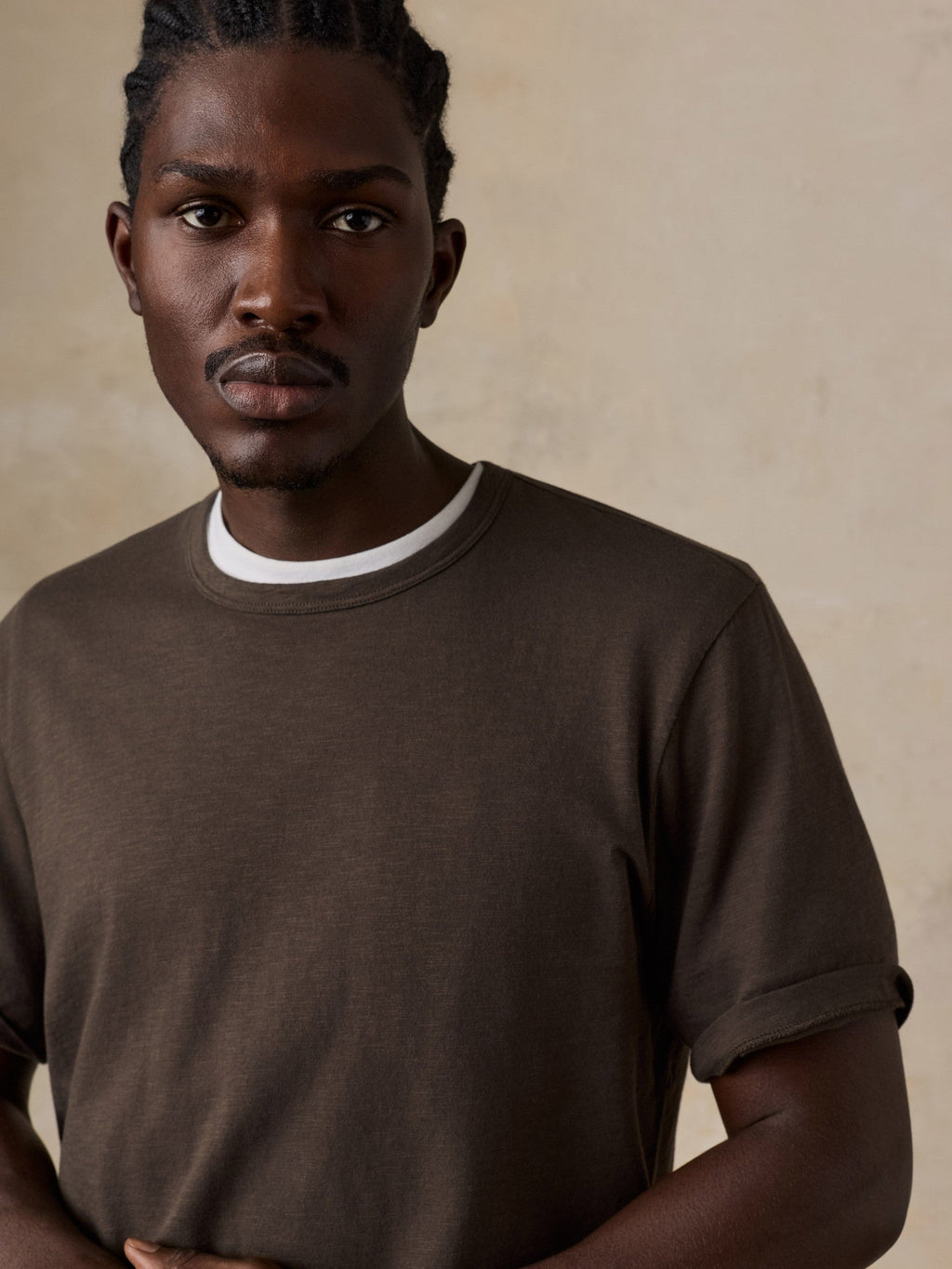 Sunwashed Regenerative Tee - Coast Brown