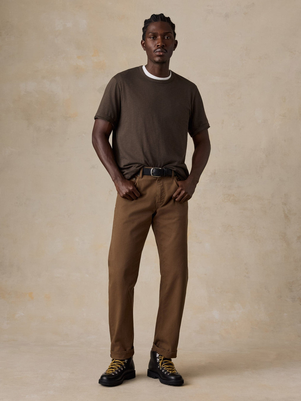 Sunwashed Regenerative Tee - Coast Brown
