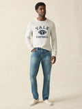 Yale Sunwashed Organic Crew - Light Grey Heather