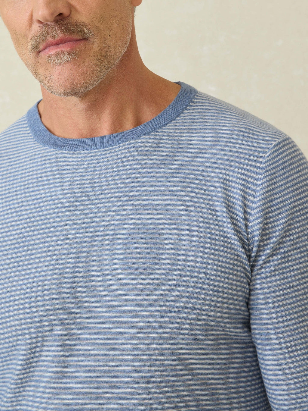 Movement Crewneck Sweater - Coastal Shore Stripe