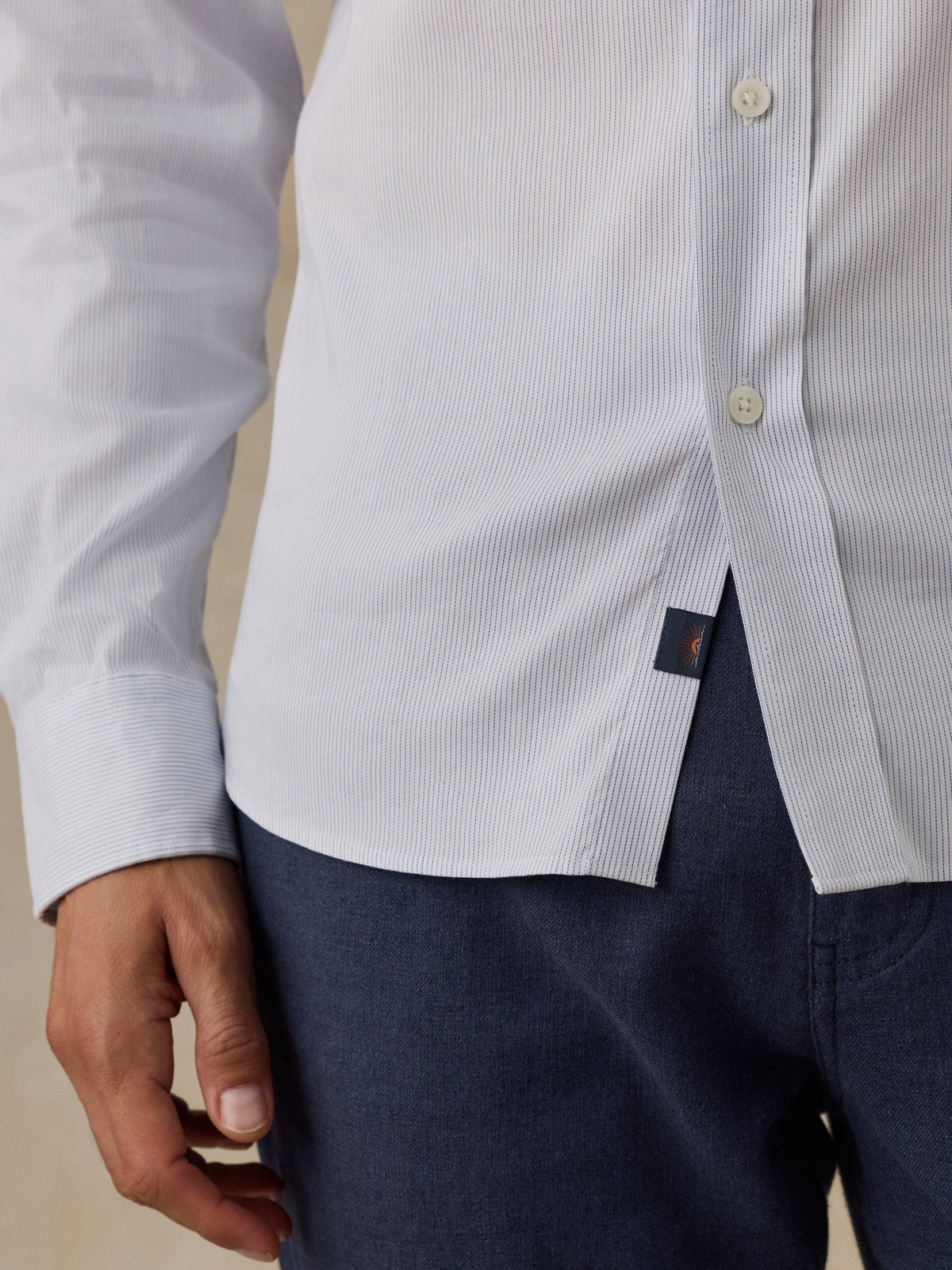 The Movement Shirt - Open Sky Stripe