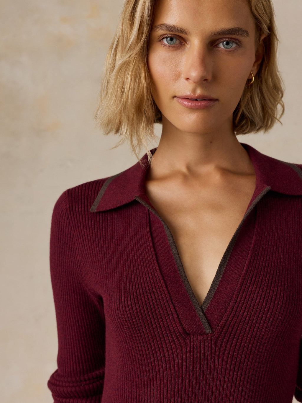Throwback Sweater Dress - Merlot