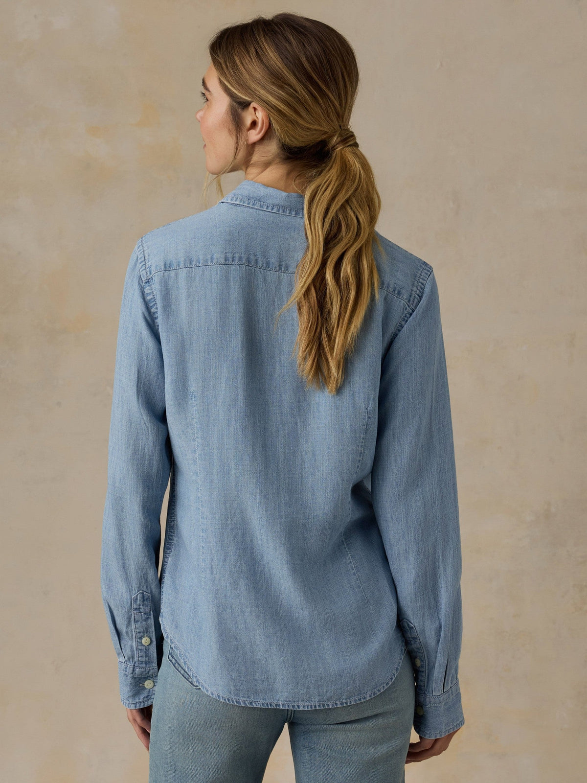 Tried & True Chambray Shirt - Mid Wash