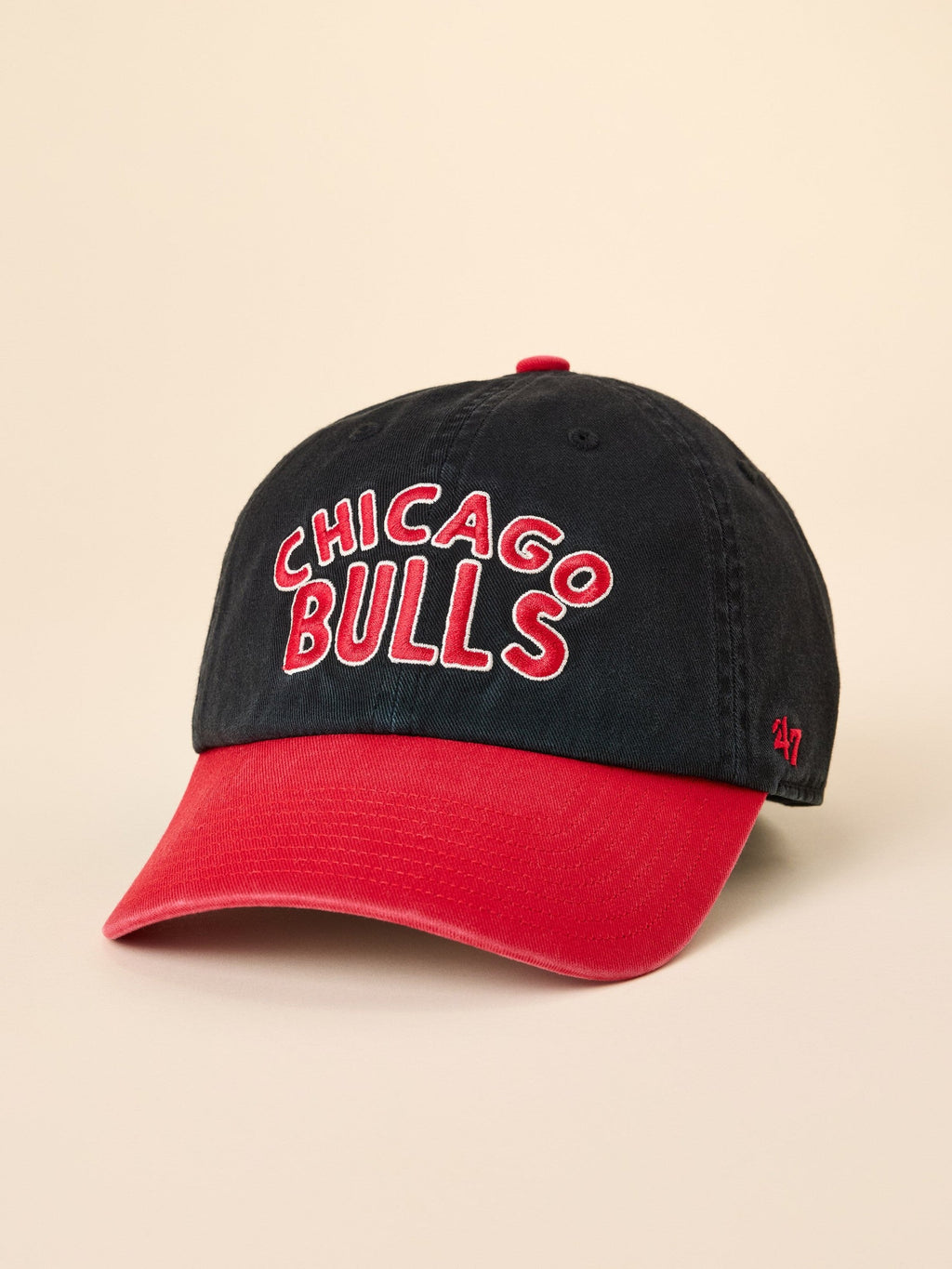 Chicago Bulls Faherty X '47 Clean Up Hat - Black