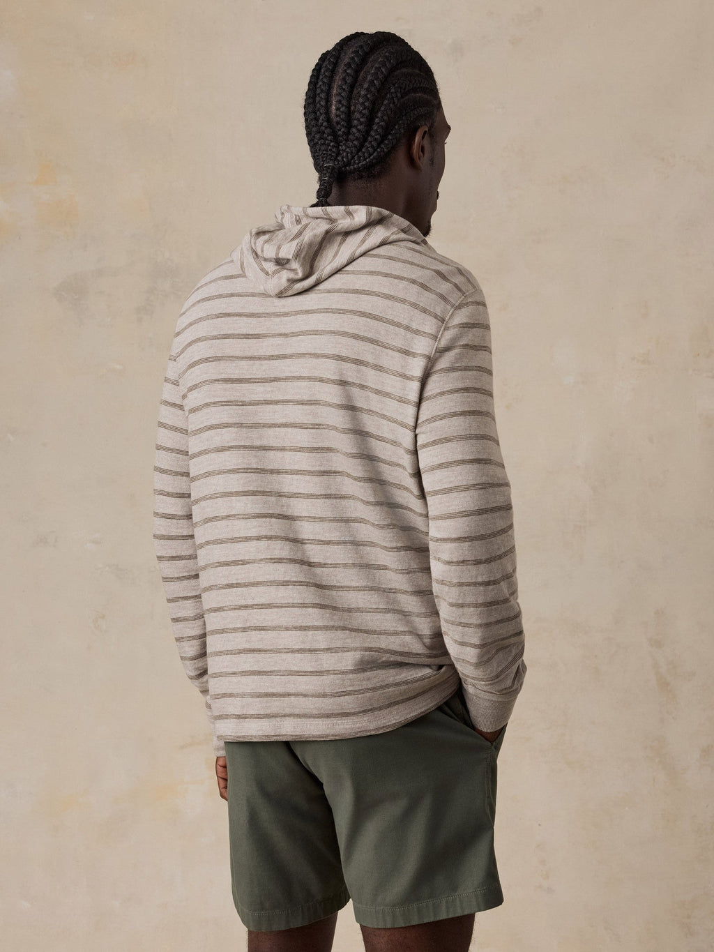 Sunwashed Organic Hoodie - Western Prairie Stripe
