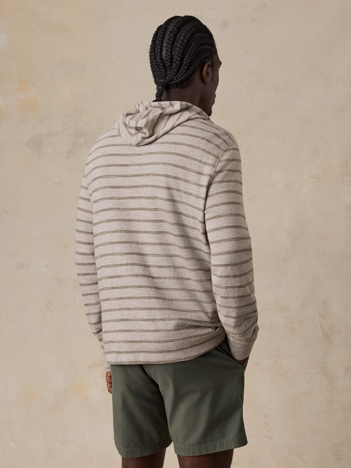 Sunwashed Organic Hoodie - Western Prairie Stripe