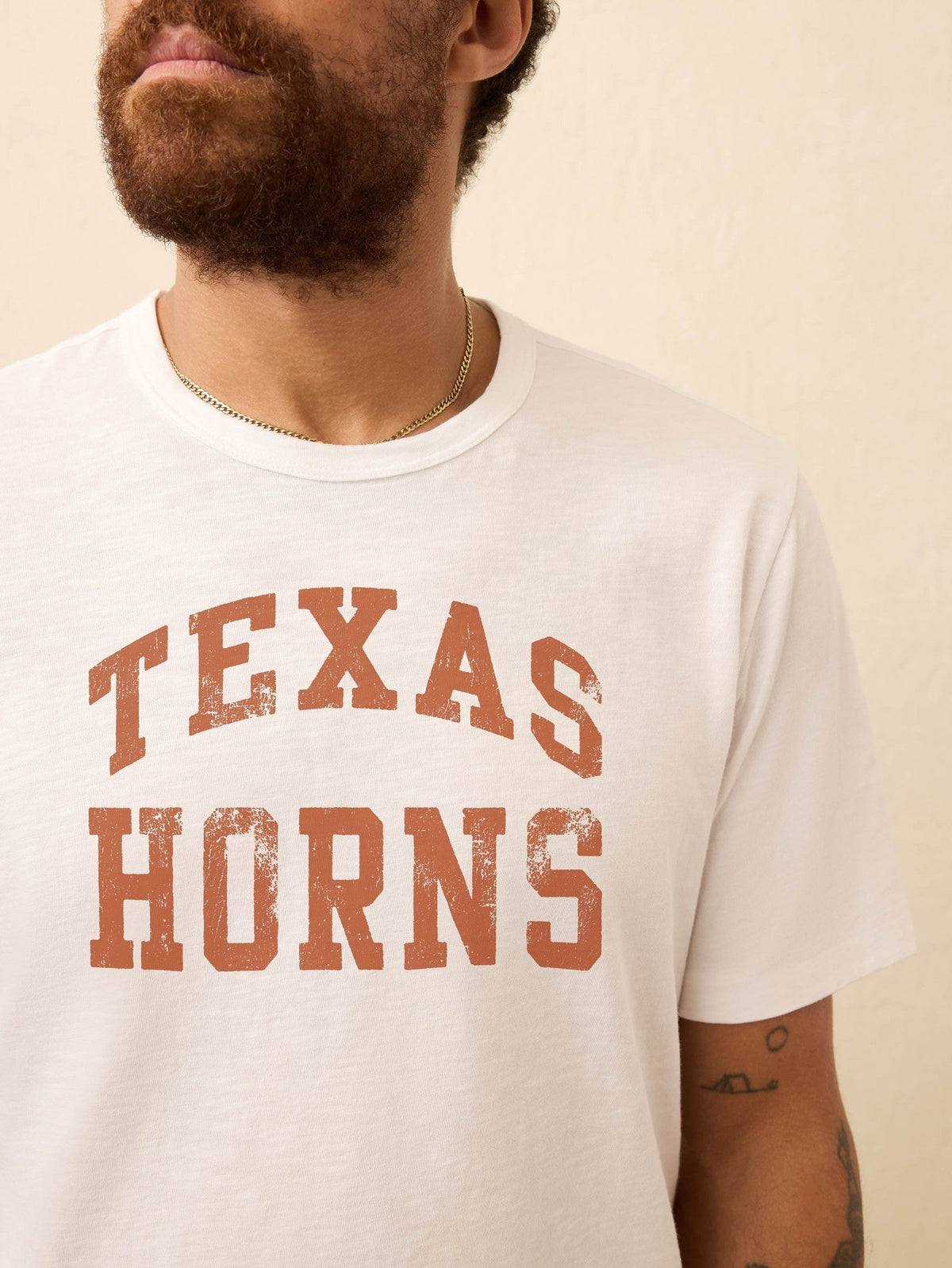University of Texas Sunwashed Regenerative Tee - White