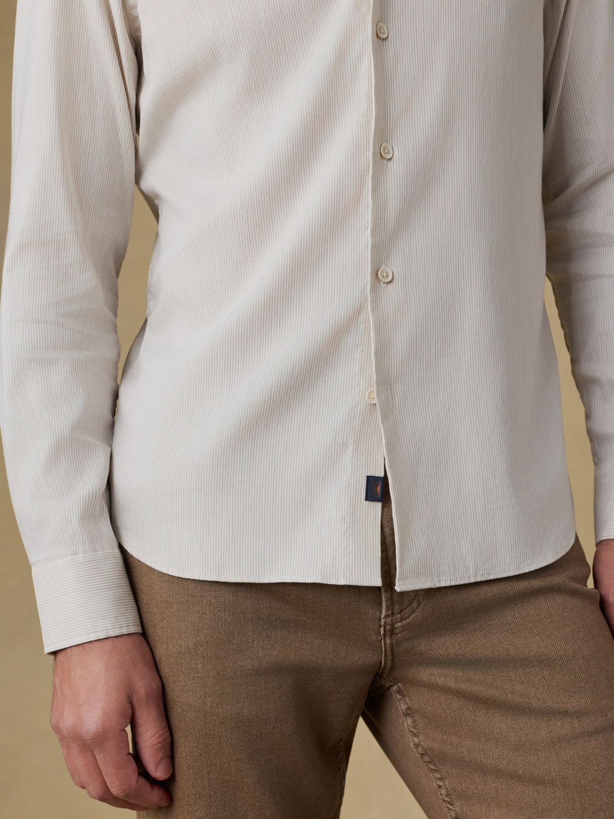 Movement Monterey Shirt - Wood Wall Stripe