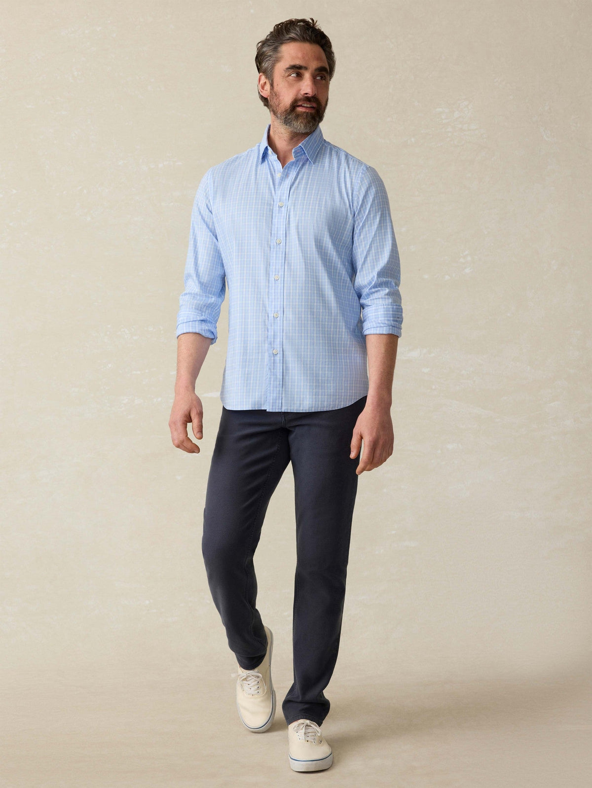 The Movement Shirt - Sky Shore Plaid