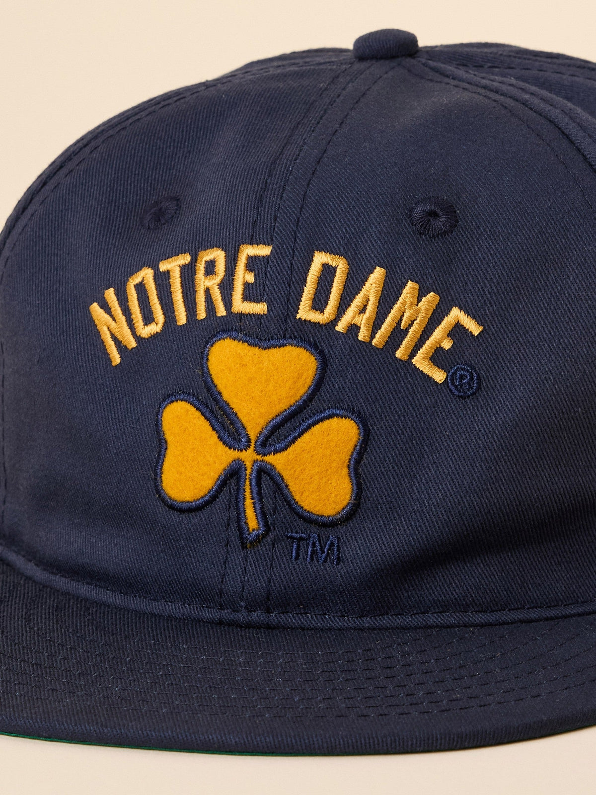 Notre Dame Faherty x Ebbets Ballcap - Navy