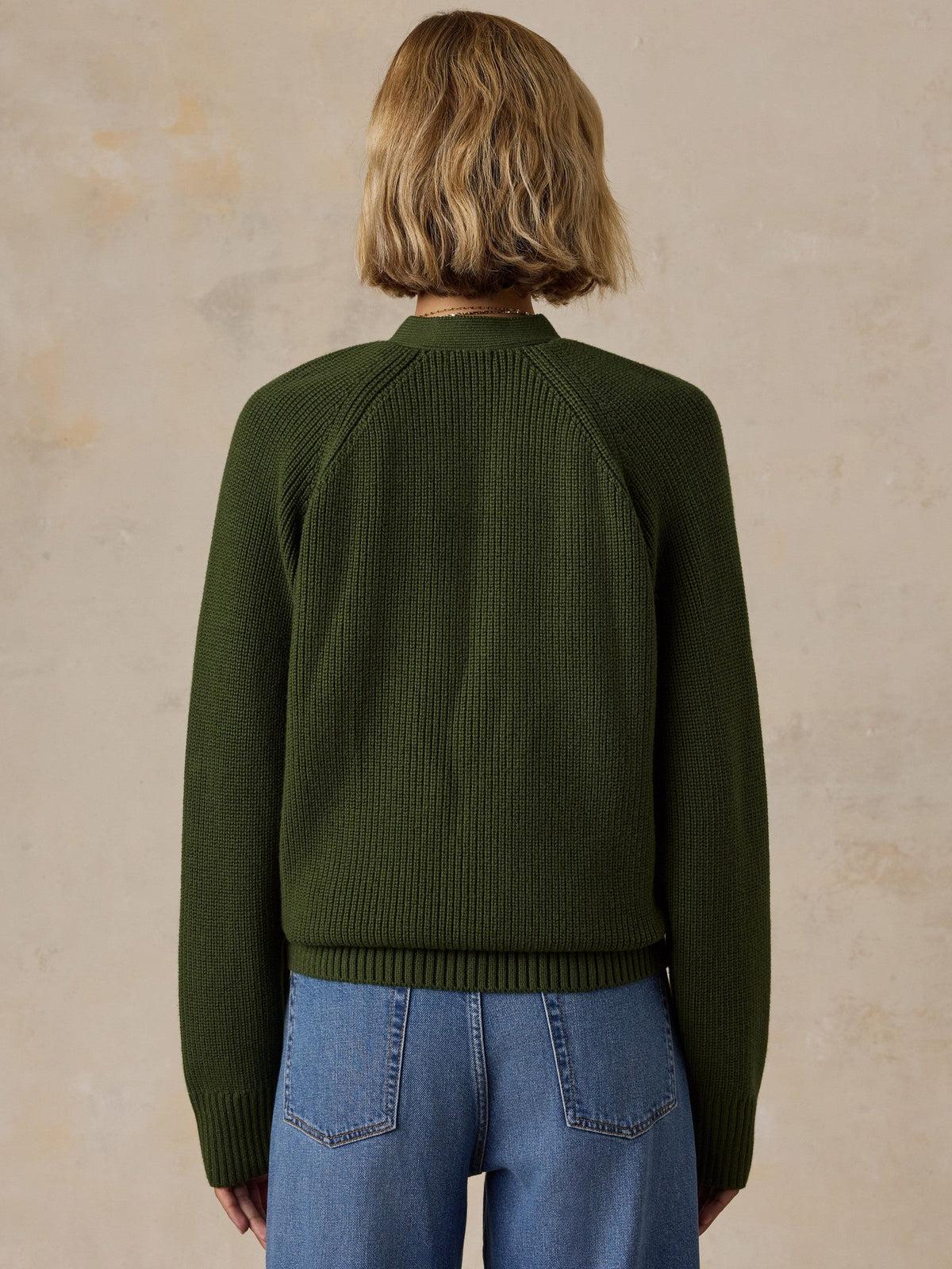 Northshore Cardigan - Deep Green