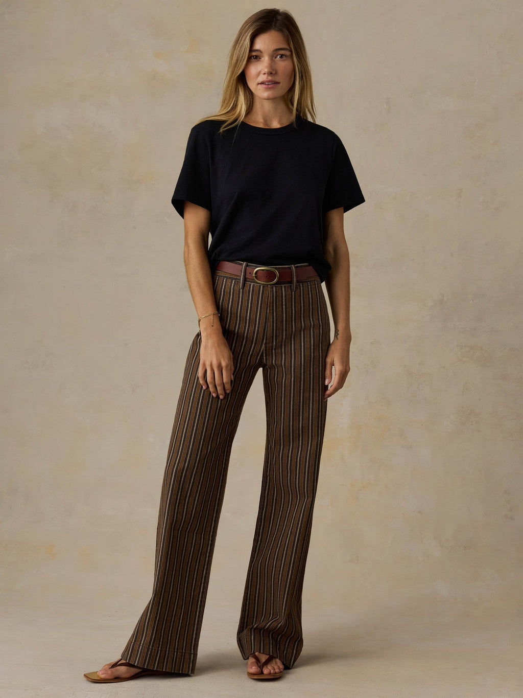 Twill Tide Slim Straight Pant - Maple Cove Stripe