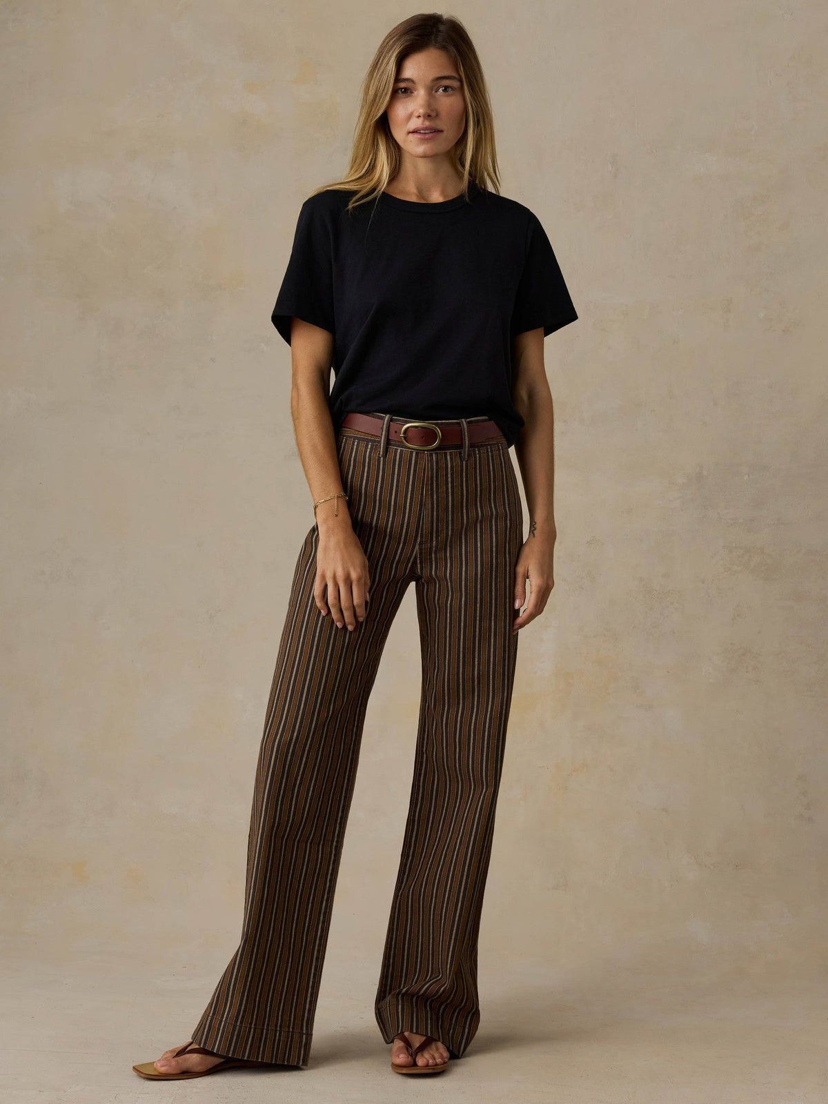 Twill Tide Slim Straight Pant - Maple Cove Stripe