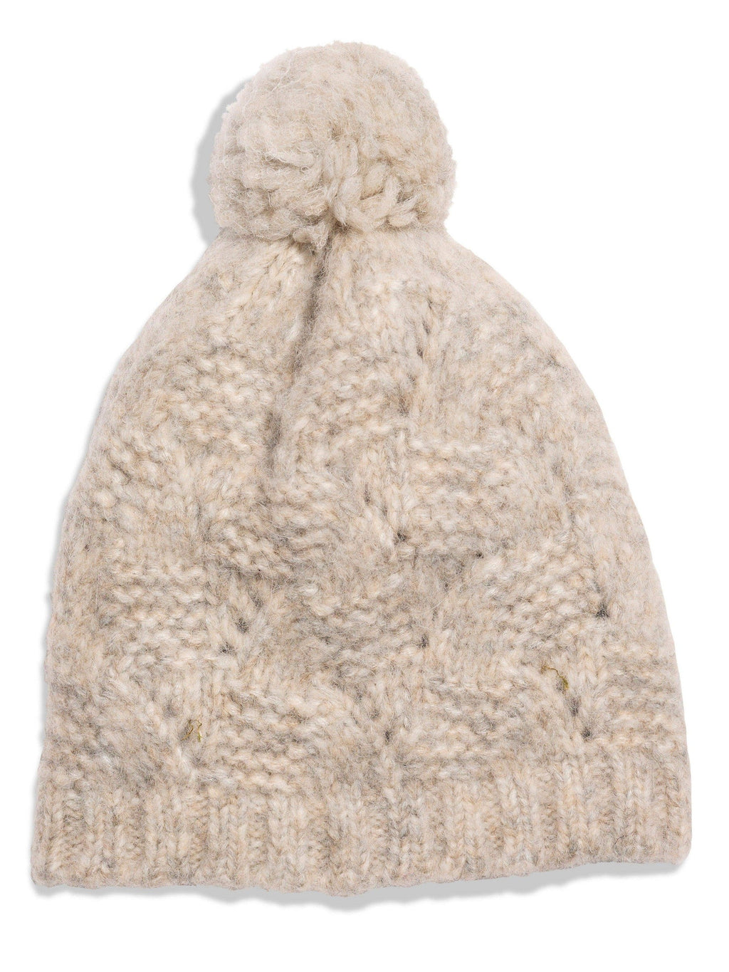 Marled Cable Beanie - Driftwood