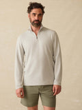 Movement Quarter Zip - Grey Cove Stripe
