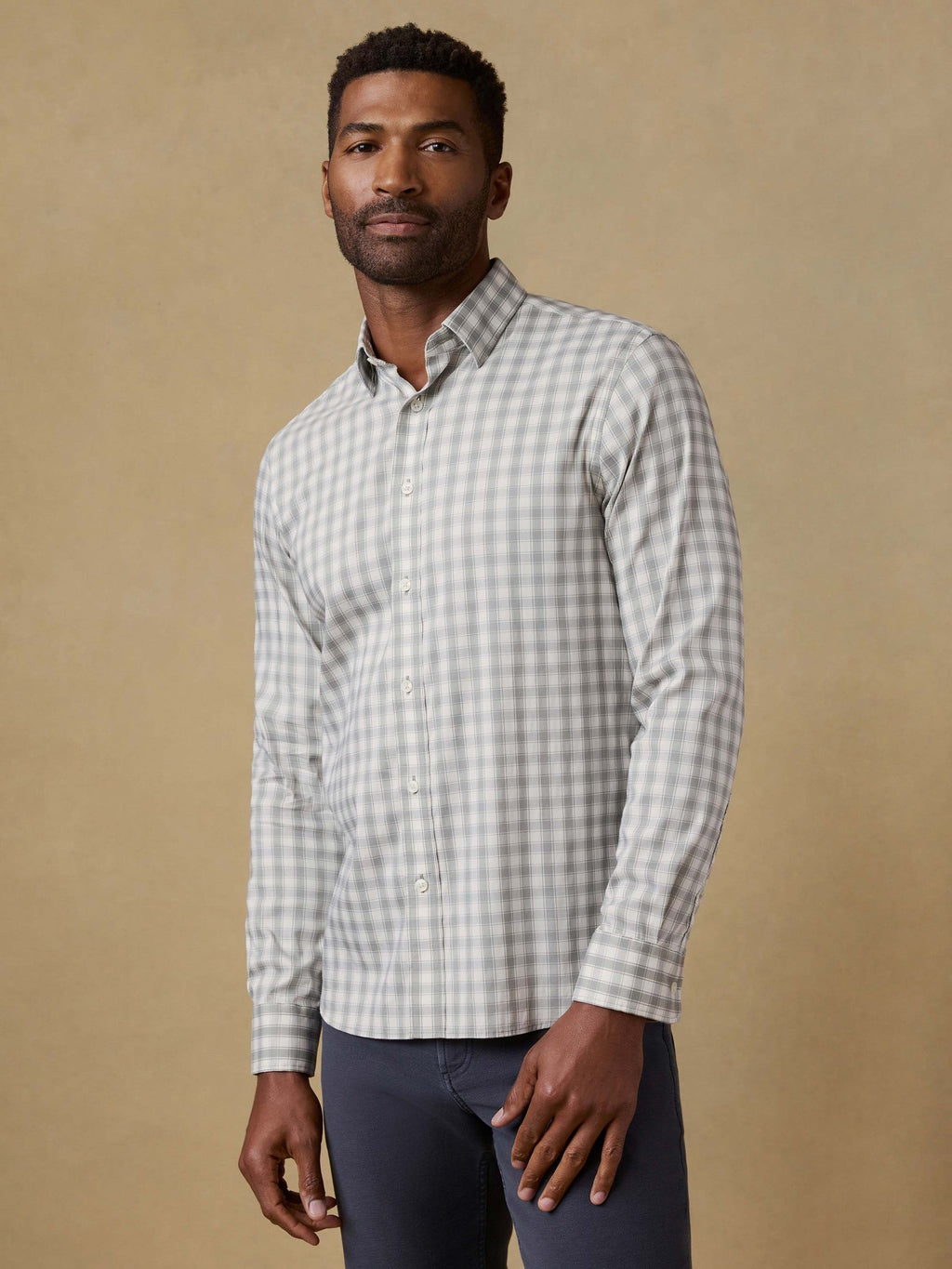The Movement Shirt - Arctic Sage Check
