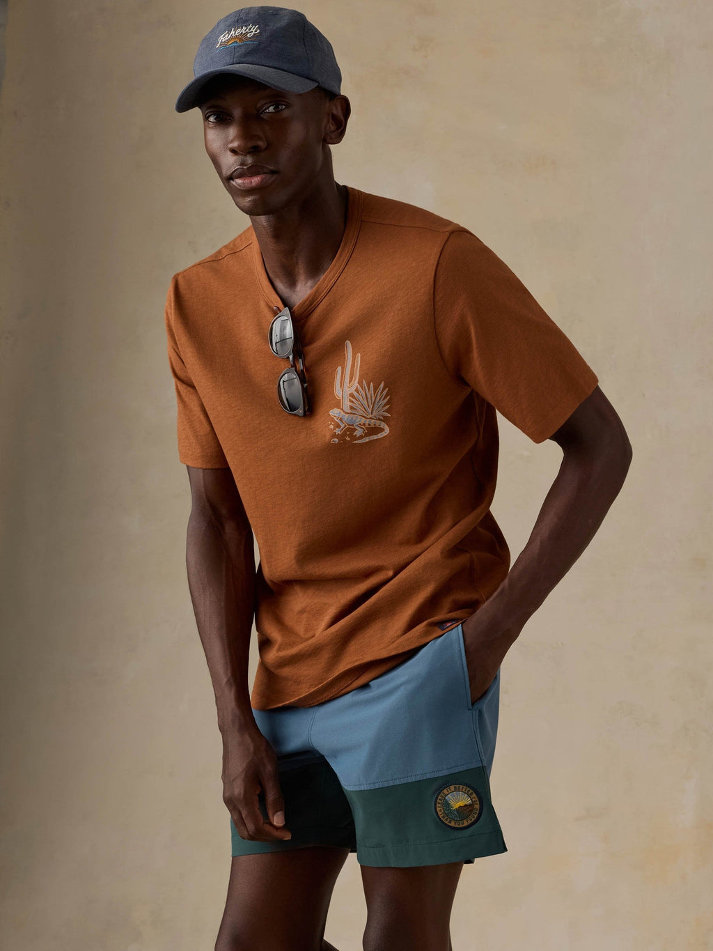 Faherty x Parks Project All Day Trunk (6") - Camp Lake Combo