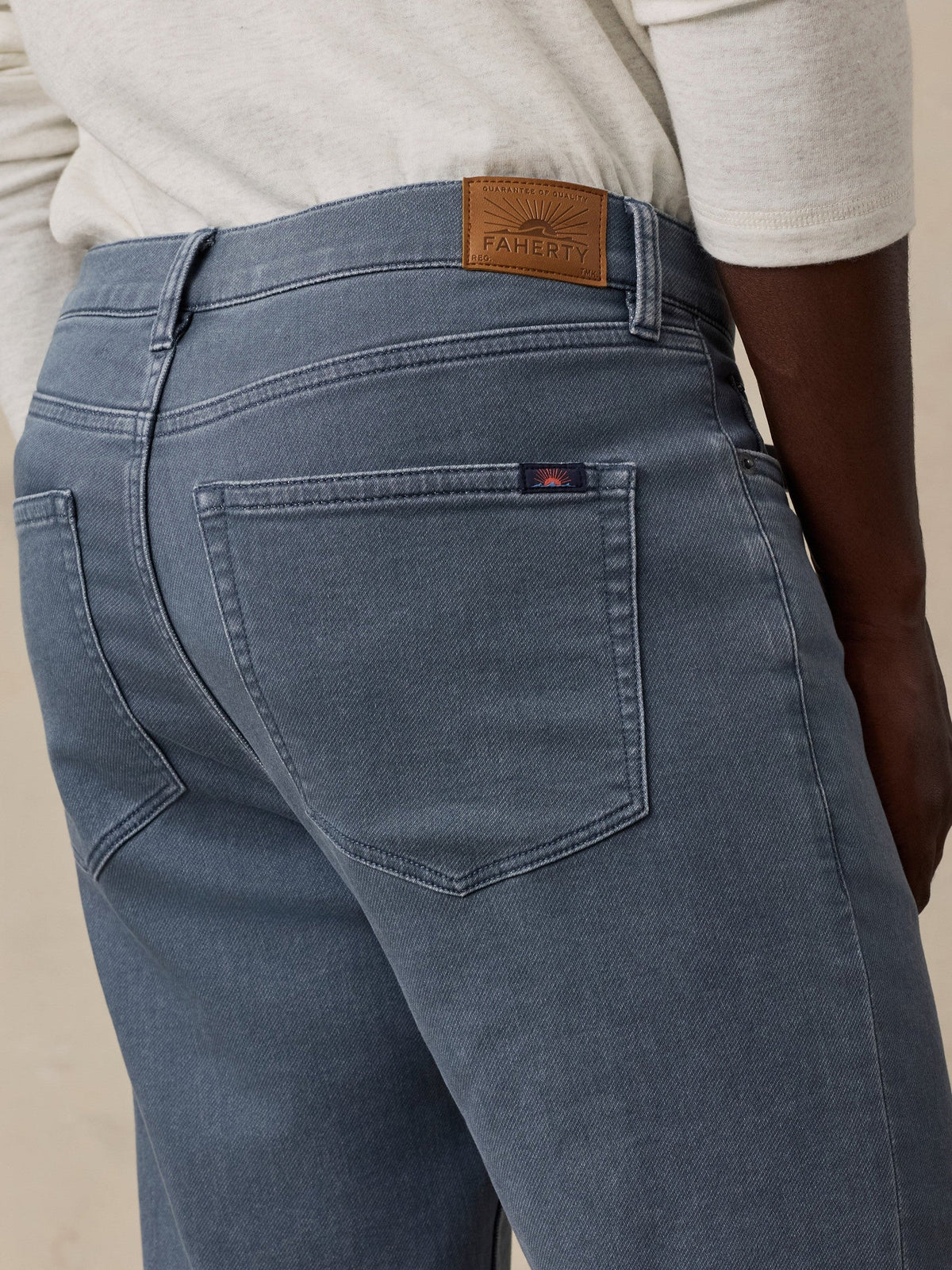 Stretch Terry 5-Pocket Pant - Dark Slate