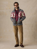 Winter Zip Cardigan - Cranberry Peak Snowfall