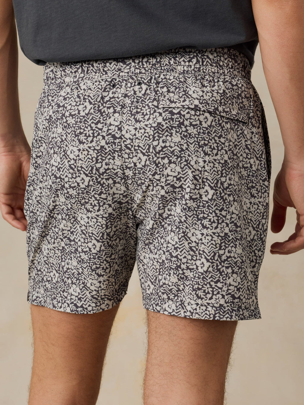 Shorelite Trunk (5") - Washed Black Hilo Floral