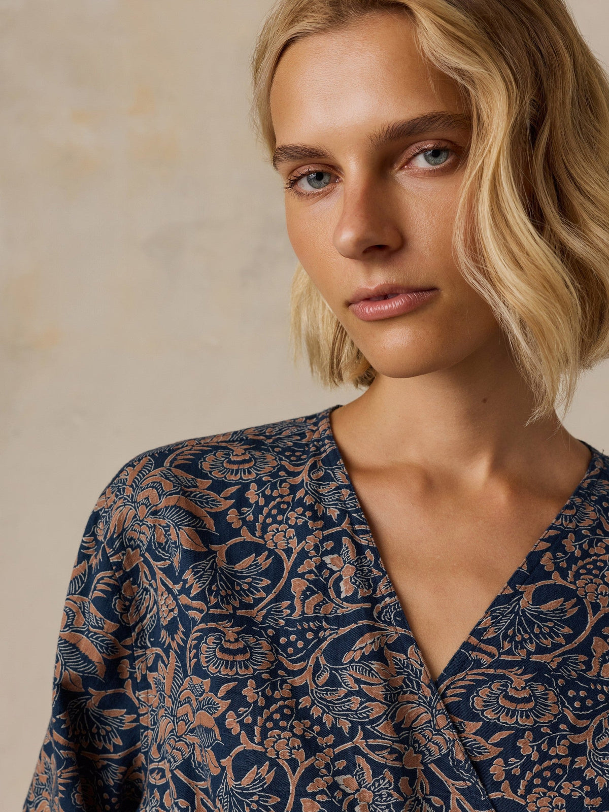 Abby Wrap Dress - Shadowed Garden