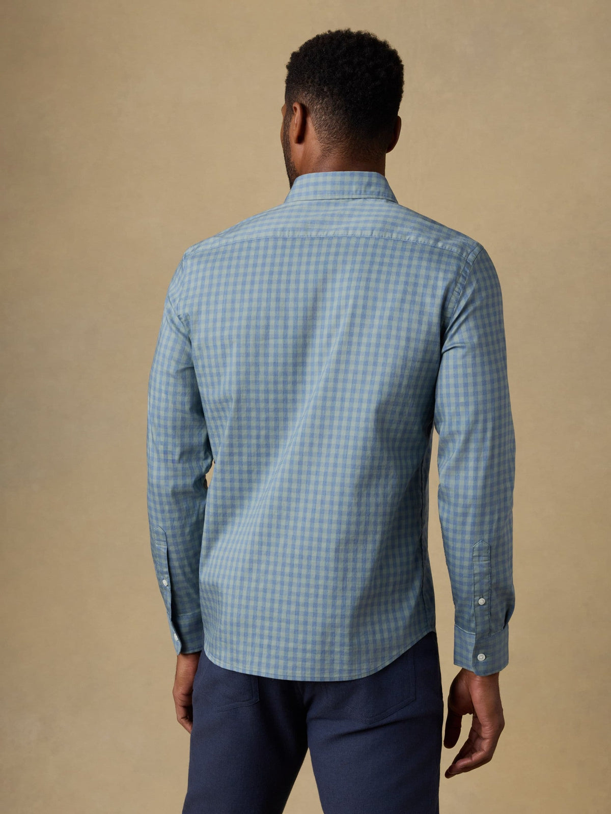 The Movement Shirt - Sage Marine Gingham