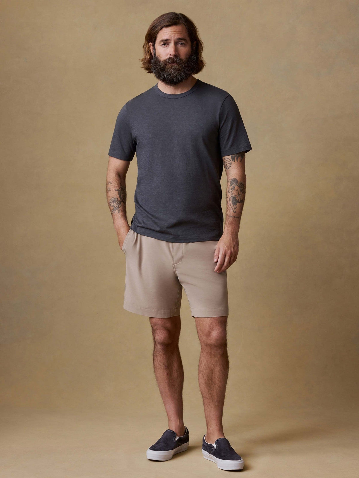 All Day Short (7") - Khaki