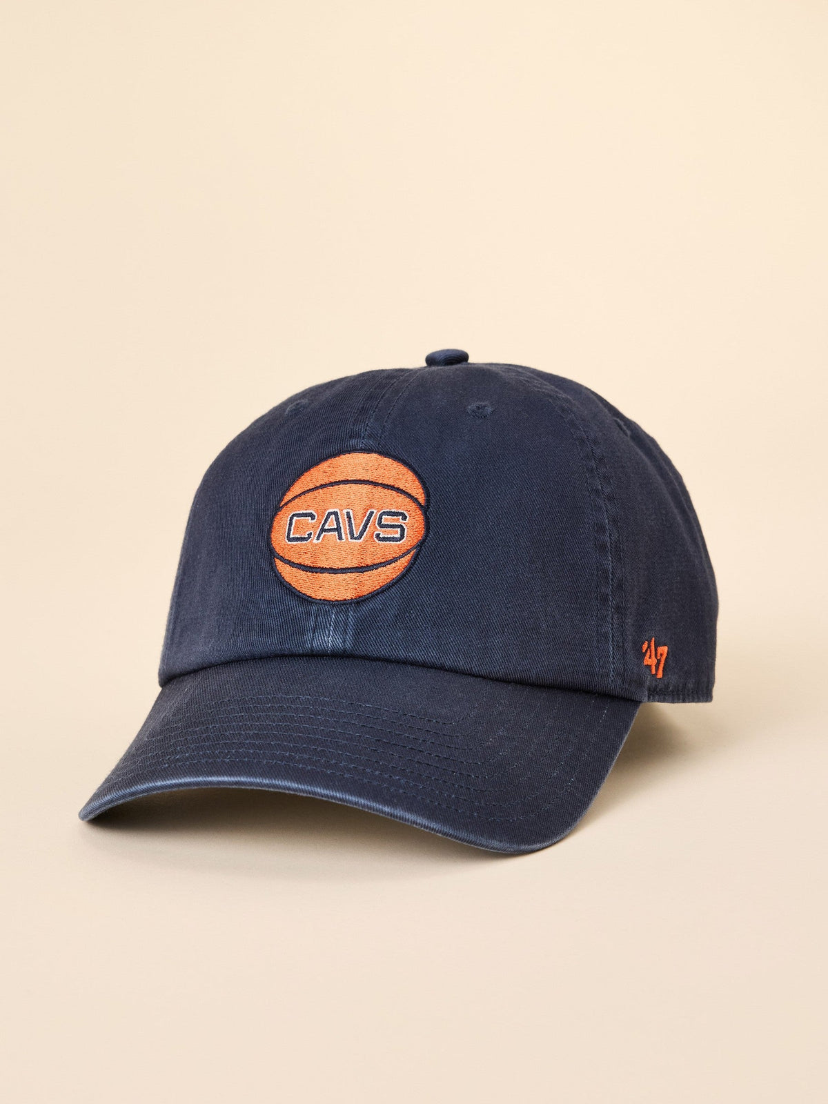 Cleveland Cavaliers Faherty X '47 Clean Up Hat - Navy