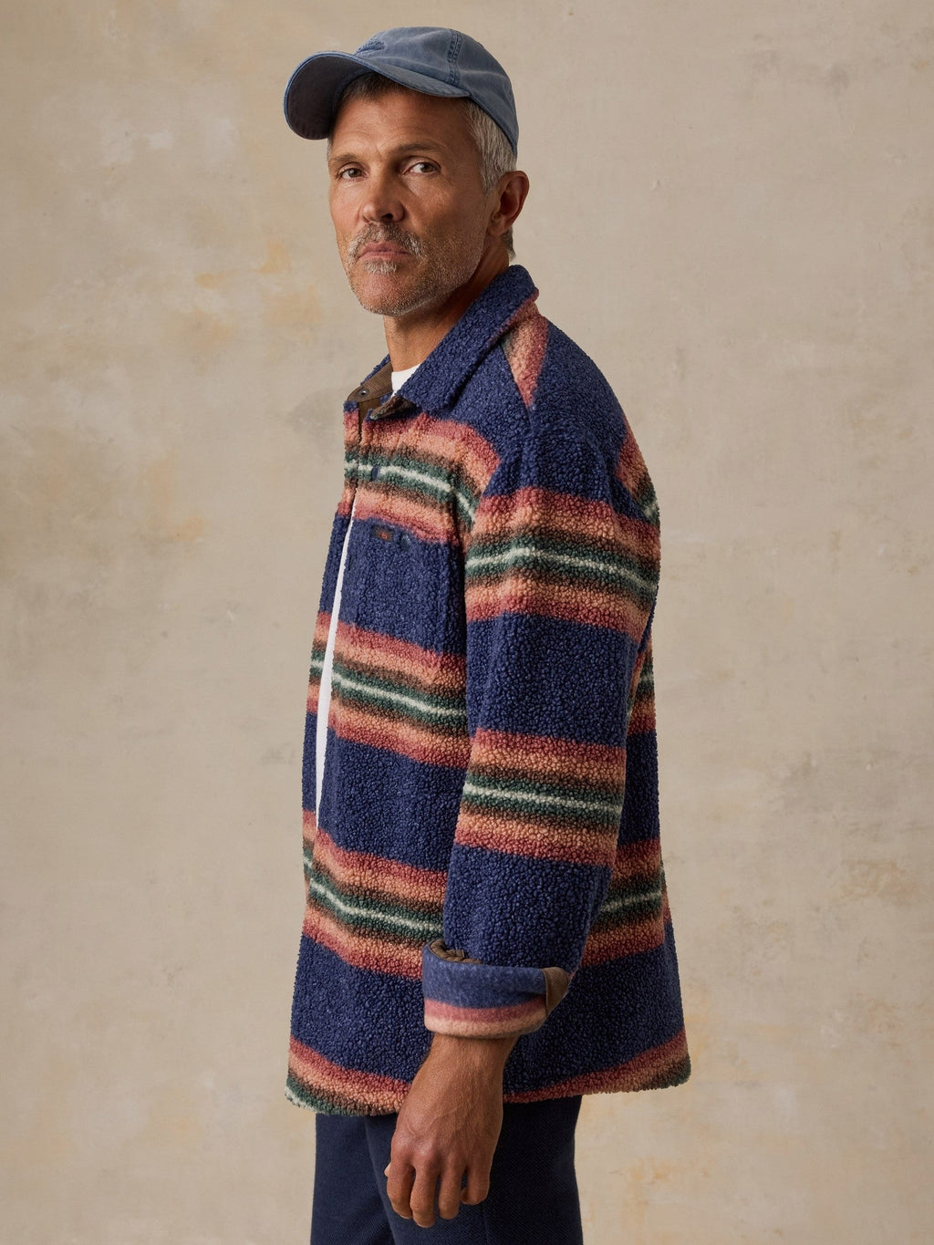Range Fleece CPO - Alpine Clay Stripe