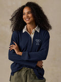Yale Legend Sweater Rugby Popover - Brighton Navy Twill