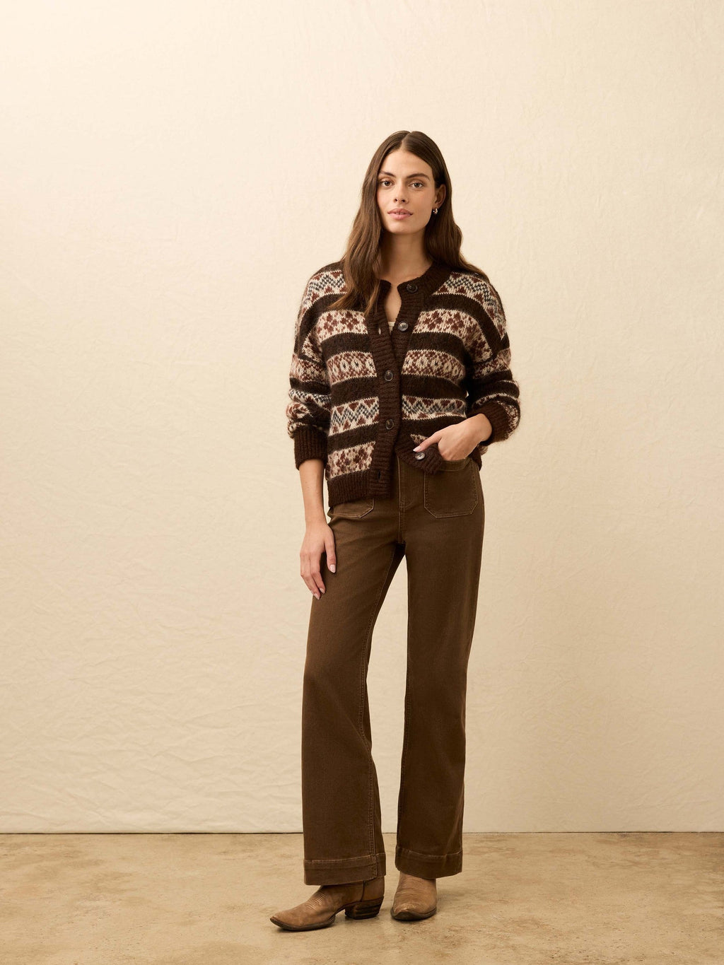Wildwood Cardigan - Chestnut