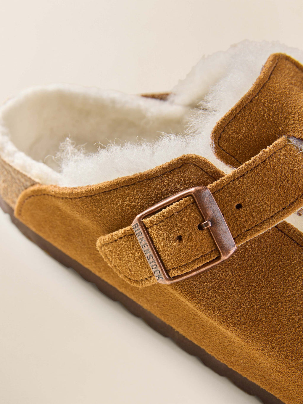 Birkenstock Women's Shearling Boston - Mink