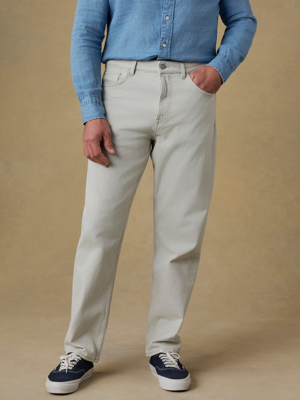 Organic Cotton Denim - Birch
