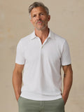 Sunwashed Tee Polo - White