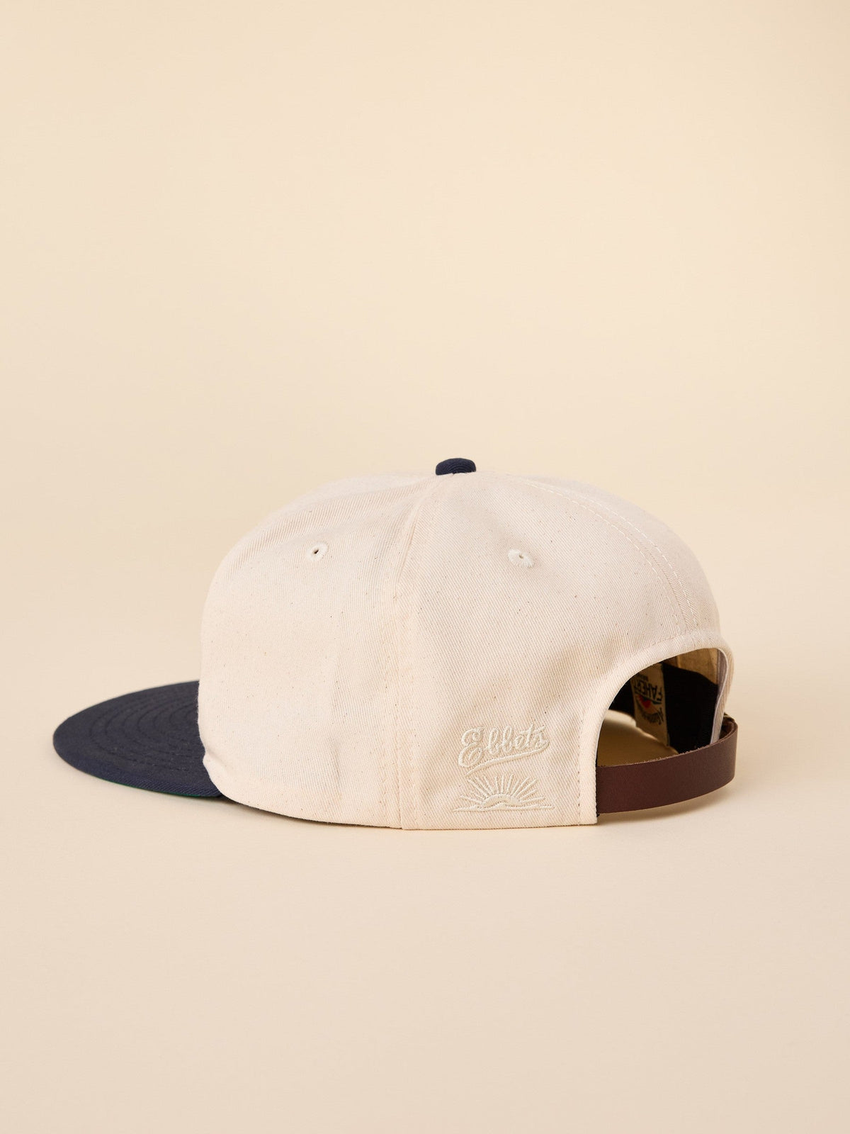 Notre Dame Faherty x Ebbets Ballcap - Natural Navy