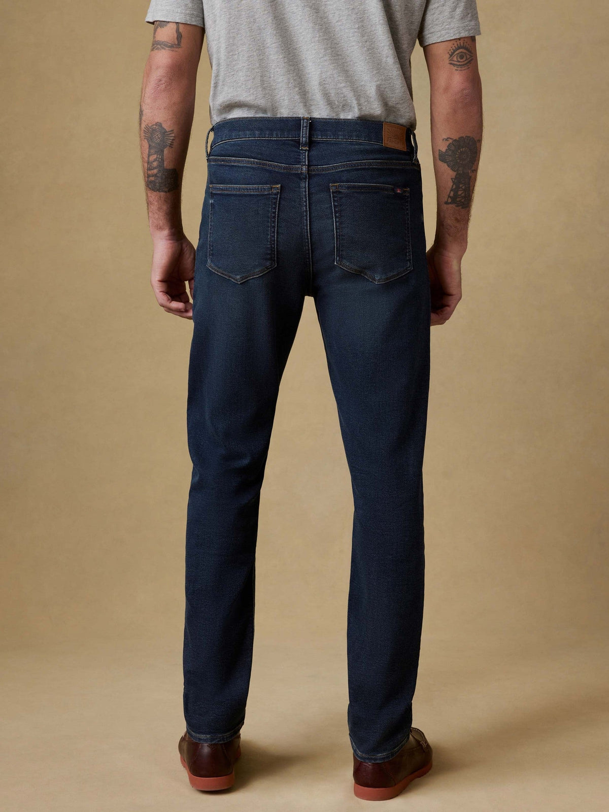 Stretch Terry Indigo 5-Pocket Pant - Belmar Coast Wash