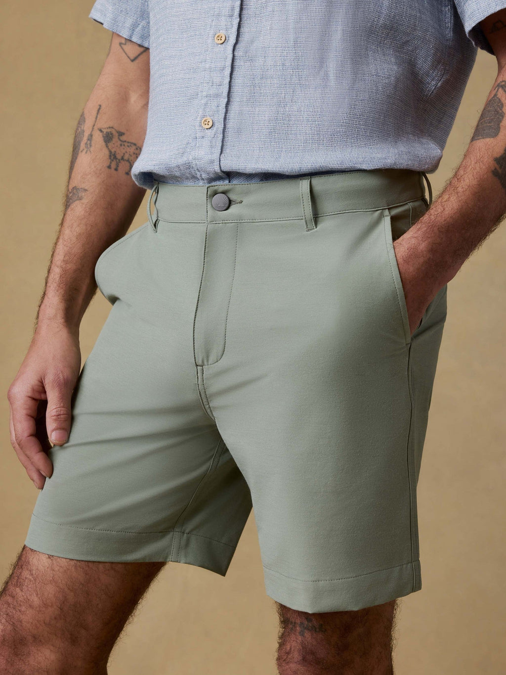 All Day Short (7") - Trail Olive